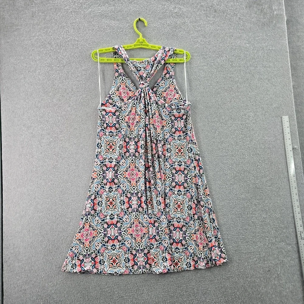 Cynthia Rowley Women Dress  L Multicolor Geometric Body Contour Halter Pullover - Picture 8 of 9